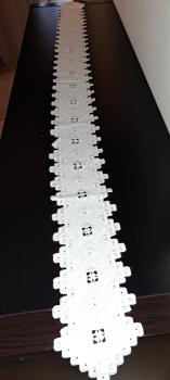 Preview: Tischband Hardangerstickerei